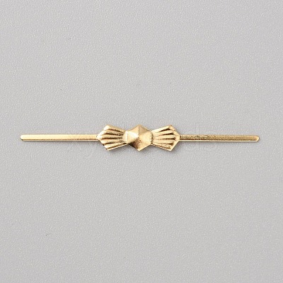 Alloy Bowknot Buckles FIND-WH0148-135G-1