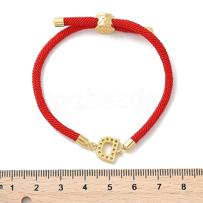 Adjustable Nylon Cord Bracelets BJEW-C096-01G-04-1