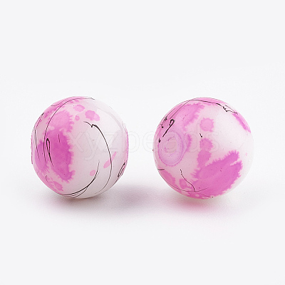 Drawbench & Baking Paint Glass Beads Strands X-GLAA-S176-6mm-09-1
