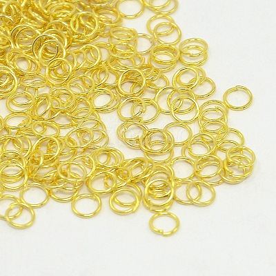 Brass Open Jump Rings J0CPJ018-1