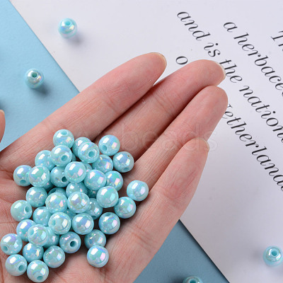 Opaque Acrylic Beads MACR-S370-D8mm-A07-1