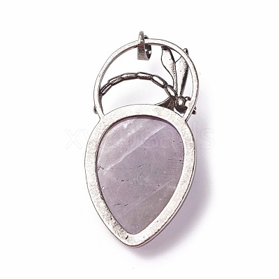 Natural Amethyst Pendants X-G-I220-G06-1