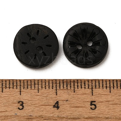 Carved 2-Hole Basic Sewing Buttons NNA0YZG-1