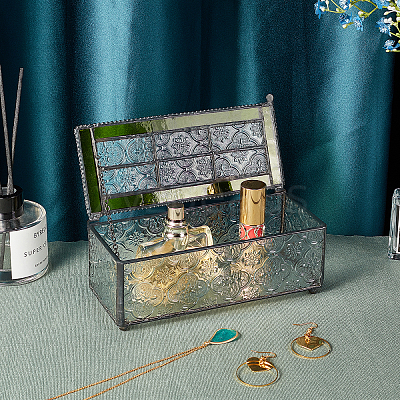 Tin Jewelry Box OBOX-WH0007-09-1