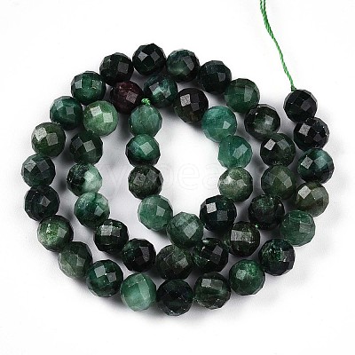 Natural Fuchsite Beads Strands G-T140-20B-1