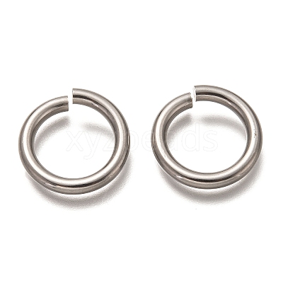 Non-Tarnish 304 Stainless Steel Open Jump Rings STAS-H136-06B-P-1