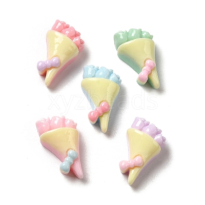 Opaque Resin Cabochons RESI-B017-01C-1