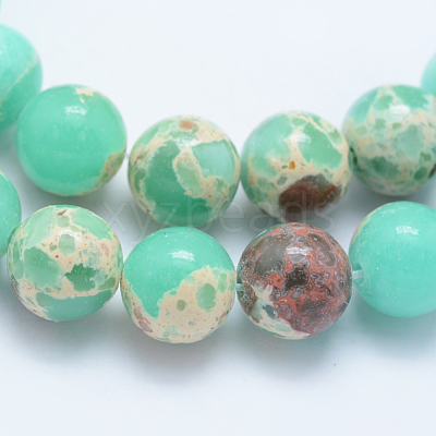 Synthetic Imperial Jasper Beads Strands G-F531-6mm-H09-1