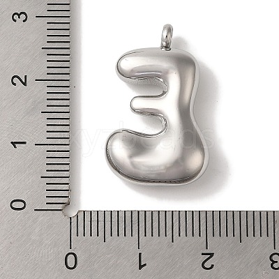Non-Tarnish 304 Stainless Steel Pendants STAS-M017-08P-05-1
