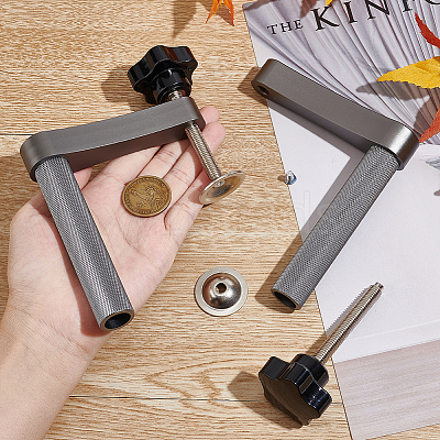 Aluminium Alloy Woodworking T-track Hold Down Clamps TOOL-WH0131-04-1