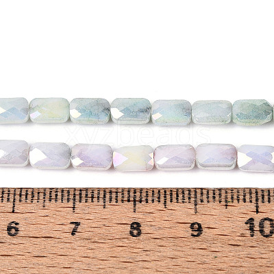 Anti-Tarnish Electroplate Glass Beads Strands GLAA-T025-29D-1
