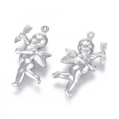 Tarnish Resistant 304 Stainless Steel Pendants X-STAS-F227-10-MP-1