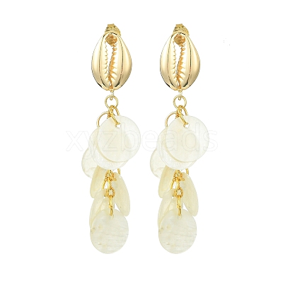 Brass Stud Earrings EJEW-TA00606-1