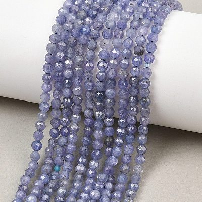 Natural Tanzanite Beads Strands G-S361-3mm-008-1