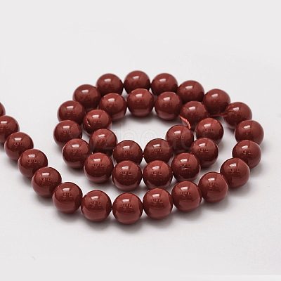 Shell Pearl Beads Strands BSHE-L026-01-8mm-1