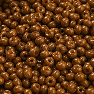 Imitation Jade 3/0 Glass Seed Beads SEED-Z001-A-B13-1