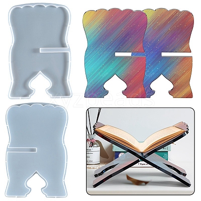 DIY Book Stand Silicone Molds DIY-I046-01-1