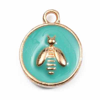 Alloy Enamel Charms FIND-WH0099-57A-1