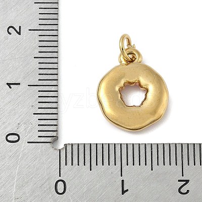 304 Stainless Steel Enamel Pendants X-STAS-M120-03B-G-1