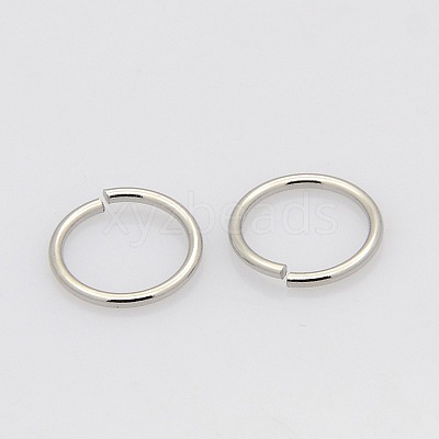 Tarnish Resistant 304 Stainless Steel Open Jump Rings STAS-N015-01-1