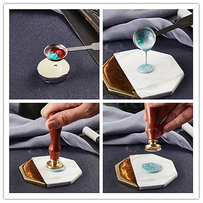 Wax Seal Stamp Set AJEW-WH0208-510-1