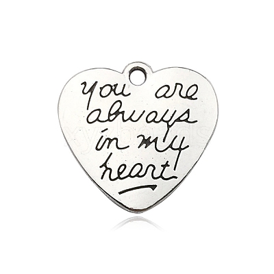 Mother's Day Theme Tibetan Style Alloy Pendnats LS-FIND-CJC0018-54D-1