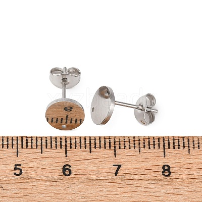 304 Stainless Steel Stud Earring Findings STAS-H436-21P-01-1