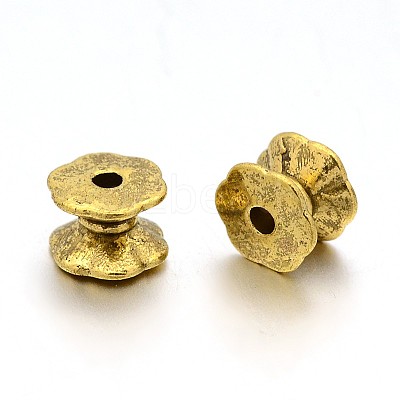 Tibetan Silver Double Sided Bead Caps X-GLF9831Y-1