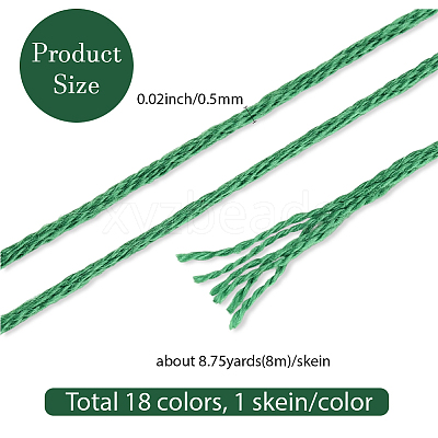 6-Ply Polyester Embroidery Floss OCOR-WH20074-01B-04-1
