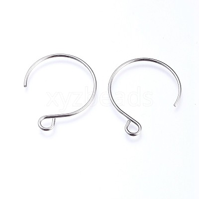 Tarnish Resistant 304 Stainless Steel Earring Hooks STAS-O119-10P-A-1