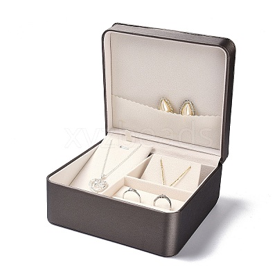 PU Leather Jewelry Set Boxes CON-Z005-02A-1