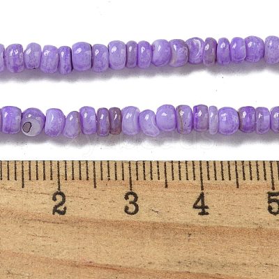 Dyed Natural Freshwater Shell Beads Strands BSHE-G039-07B-1