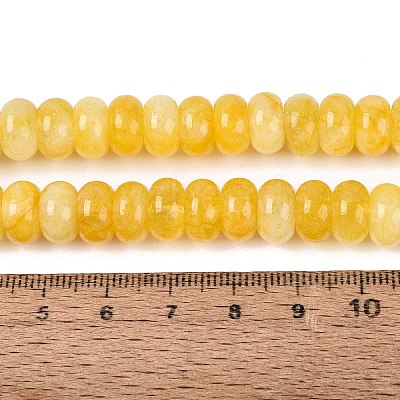 Natural White Jade Beads Strands G-Q613-01F-19-1