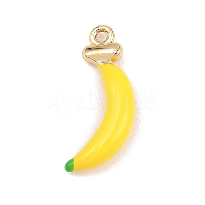 Fruit Alloy Enamel Pendants LS-ENAM-P264-02J-G-1