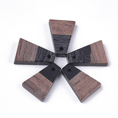 Resin & Walnut Wood Pendants RESI-S358-52J-1