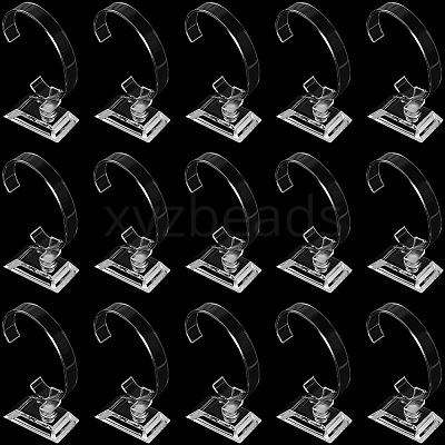 C Shaped ABS Plastic Single Bracelet Display Stands BDIS-WH20001-03A-1