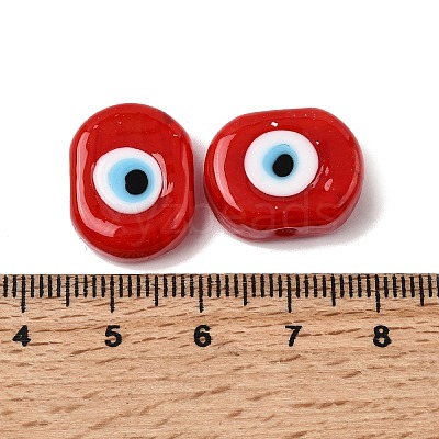Handmade Evil Eye Lampwork Beads LAMP-G168-02-10-1