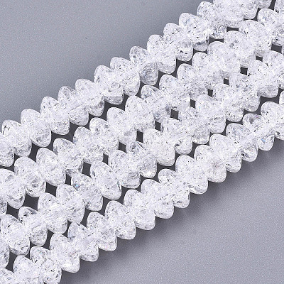 Crackle Glass Beads GLAA-S192-004J-1