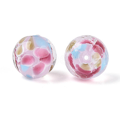 Handmade Lampwork Beads Strands LAMP-T007-04N-1