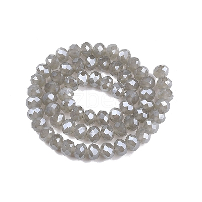 Electroplate Glass Beads Strands EGLA-A044-J8mm-A10-1