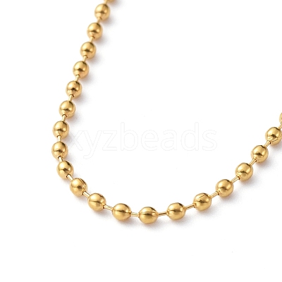 Brass Ball Chains Necklace Making NJEW-JN02838-04-1