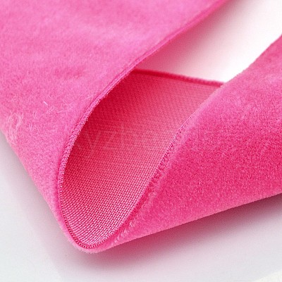 Polyester Velvet Ribbon for Gift Packing and Festival Decoration SRIB-M001-19mm-175-1