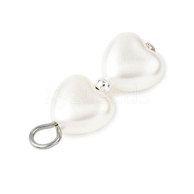 ABS Plastic Imitation Pearl Pendants PALLOY-JF04683-02-1