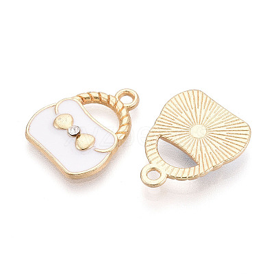 Alloy Enamel Pendants ENAM-N064-11KCG-1