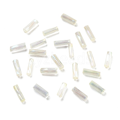 10G Ceylon Glass Twist Bugle Beads X-SEED-L012-01B-1