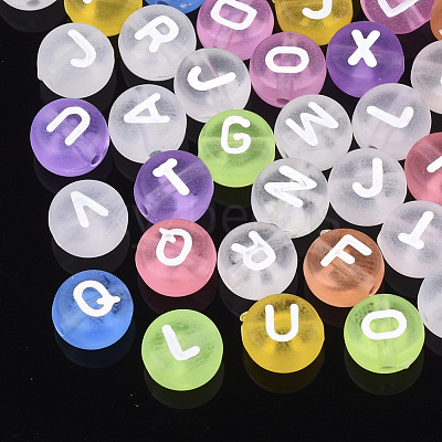 Transparent Acrylic Beads X-MACR-Q236-03-1