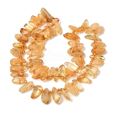 Heated Natural Citrine Beads Strands GG-CBADF20-A10-1