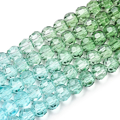 Transparent Glass Beads Strands LS-GLAA-E036-07L-1