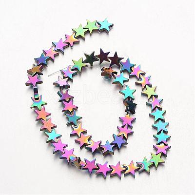 Electroplate Non-magnetic Synthetic Hematite Bead Strands G-F300-24D-02-1