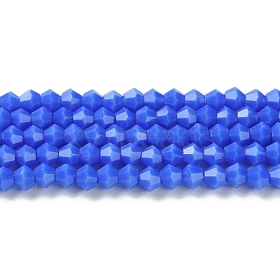 Opaque Solid Color Imitation Jade Glass Beads Strands LS-EGLA-A039-P4mm-D11-1